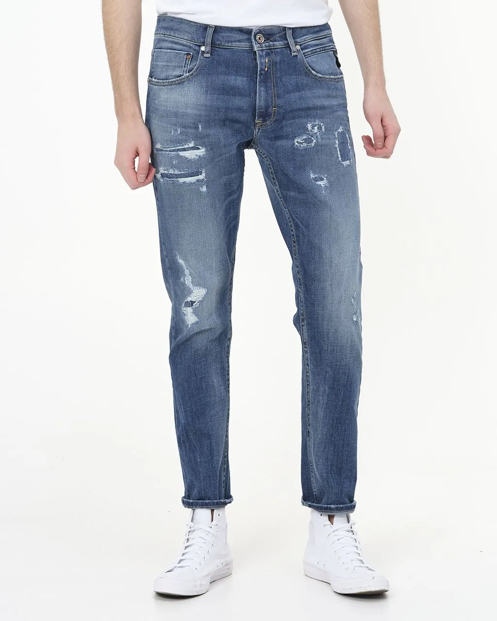 Replay Mickym Broken Edge Jeans