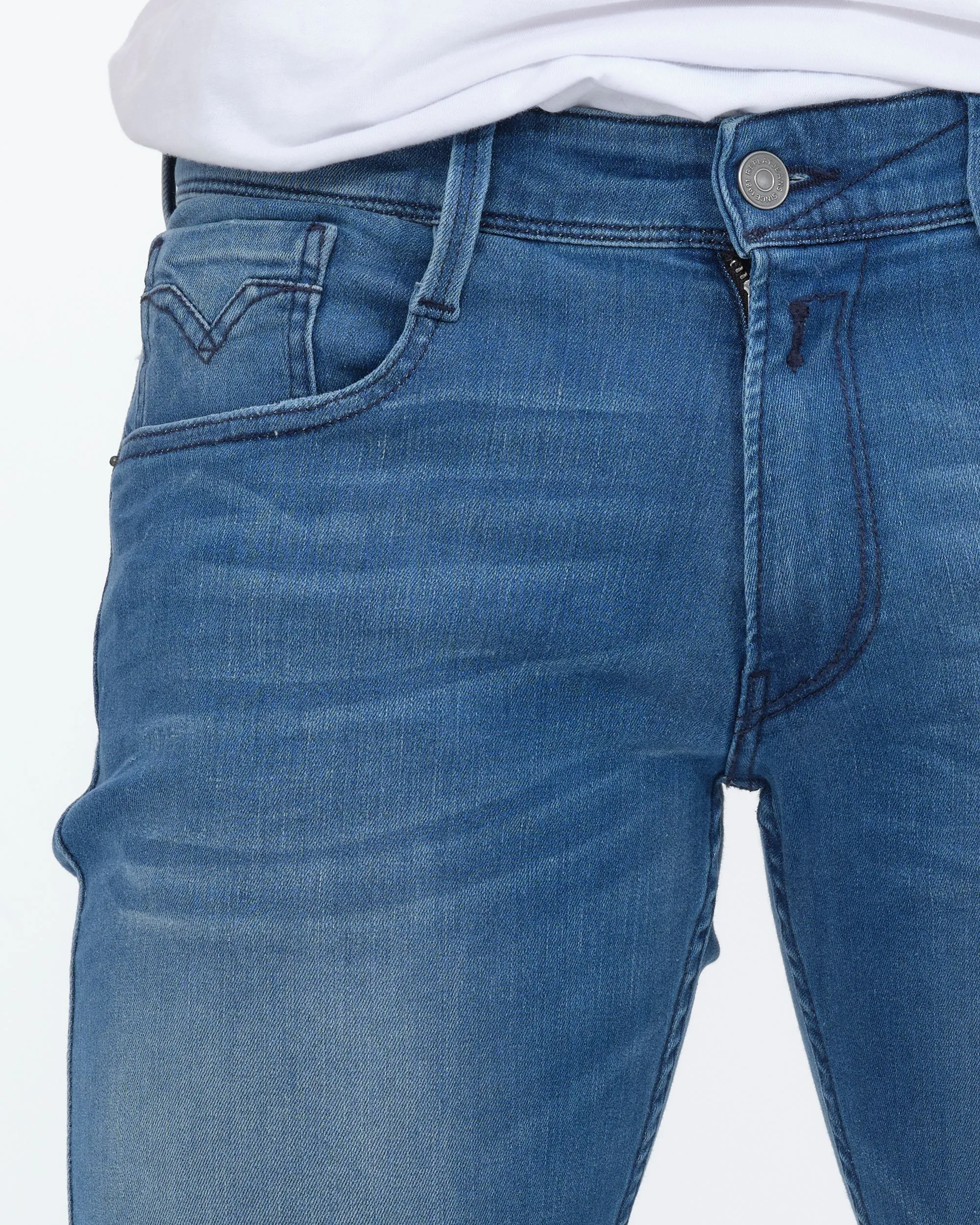 Replay Anbass Powerstretch Jeans - Afbeelding 3