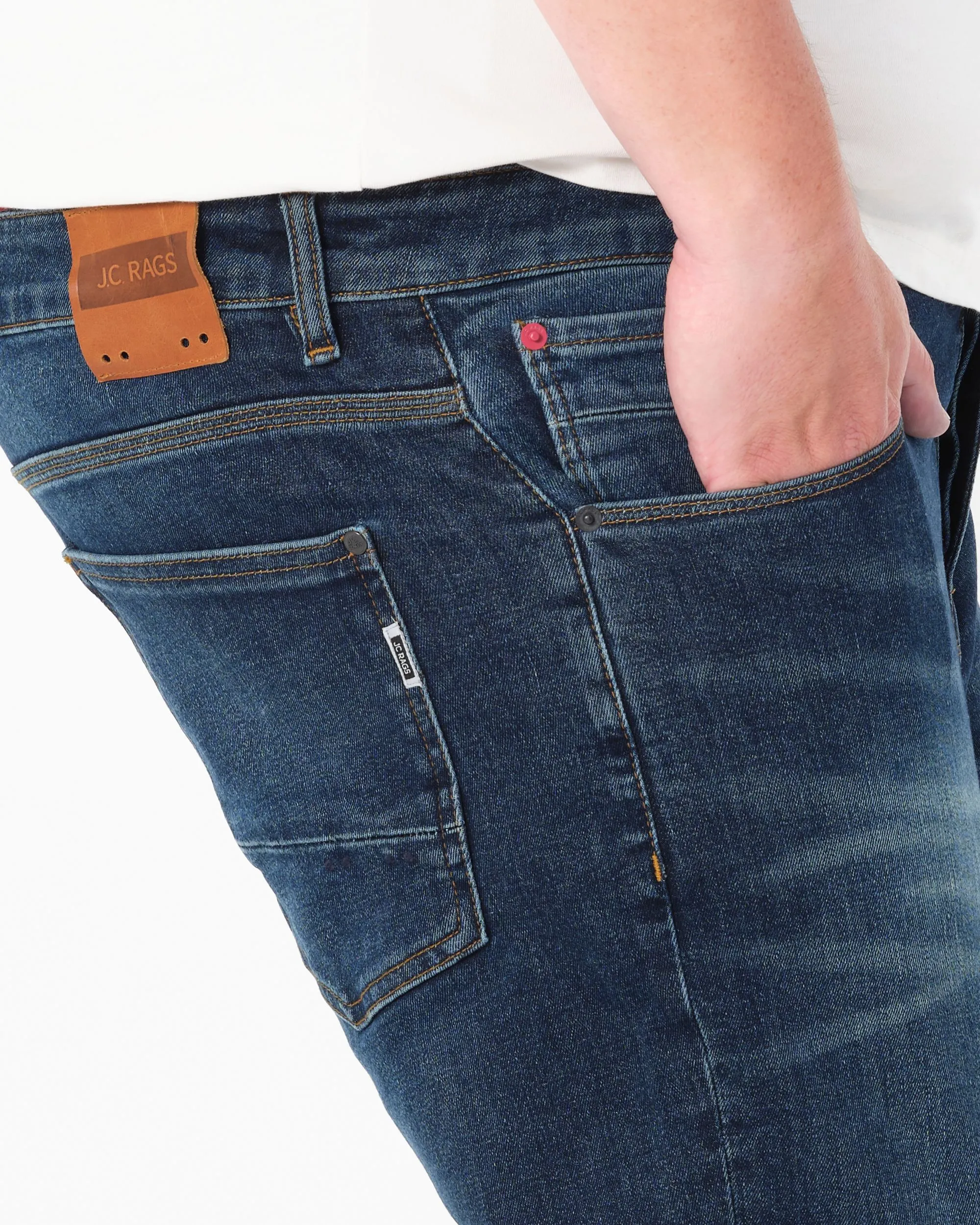 J.C.Rags J.C. Rags Joah Heavy Washed Jeans - Afbeelding 4